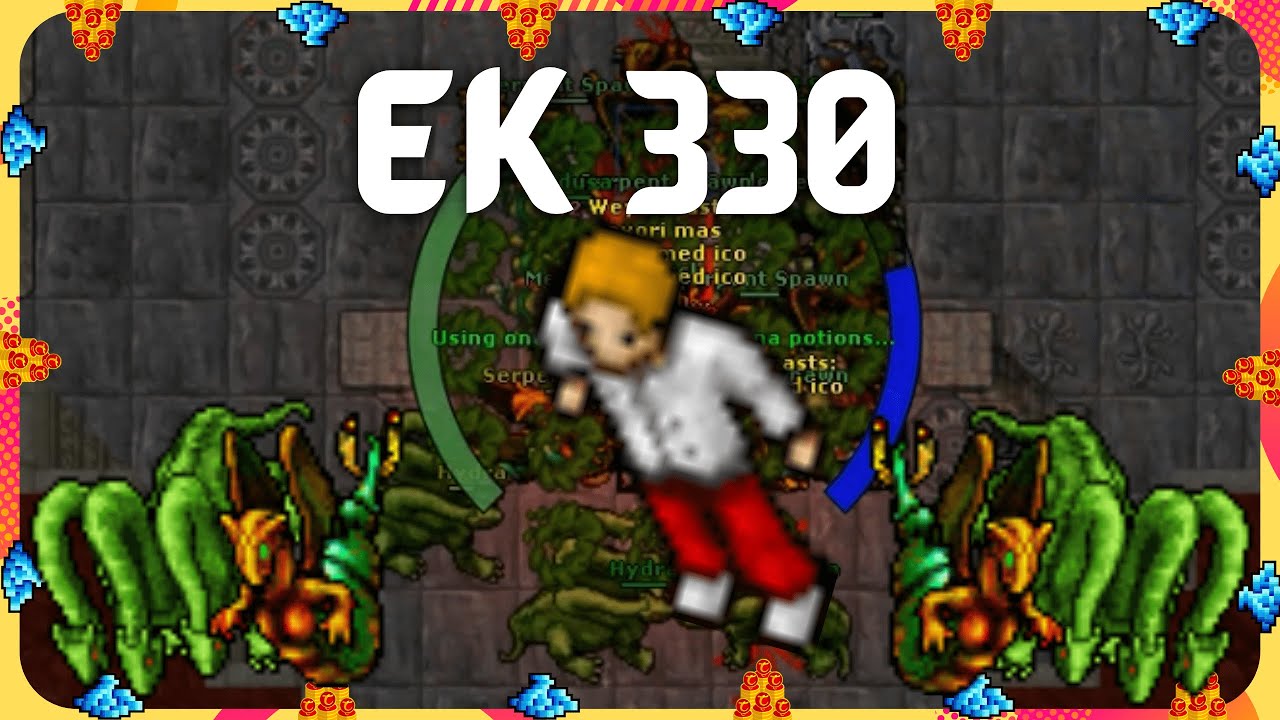 [TIBIA] - GUIA DE EK HUNT SOLO BANUTA -4 | 3,9KK/H XP (150%) HUNT FULL XP E PROFIT LEVEL 300+