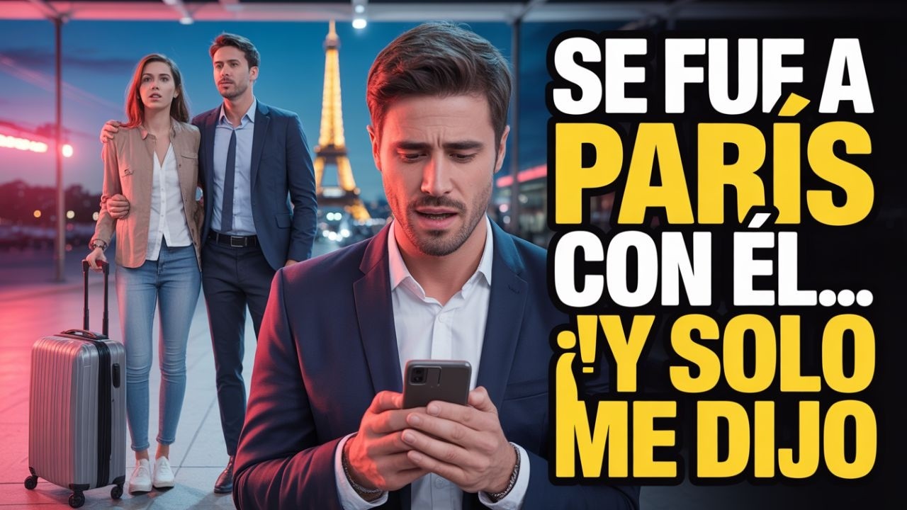Se fue a París con él… ¡y solo me dijo ‘volveré’!