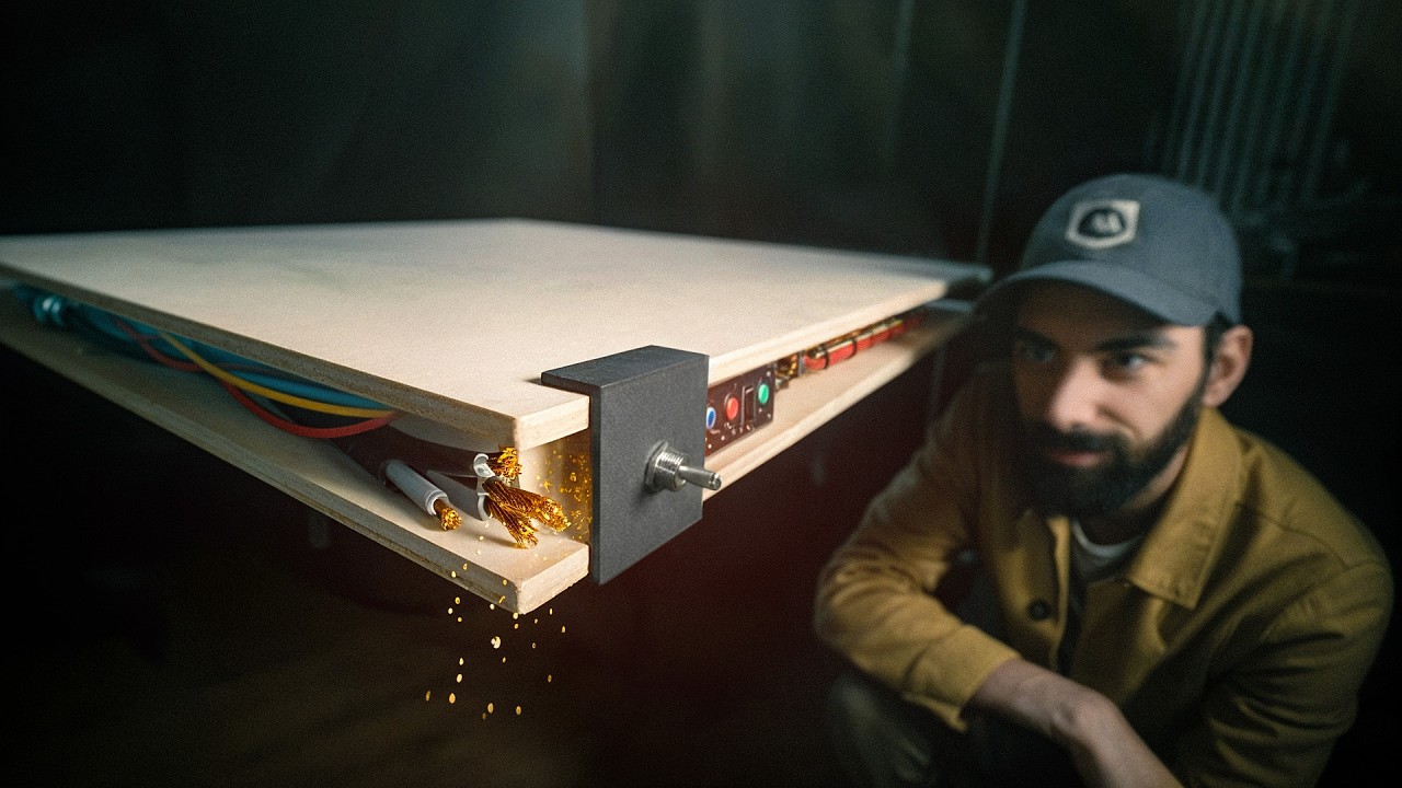 J’ai fabriqué un bureau secret (setup gaming en approche)