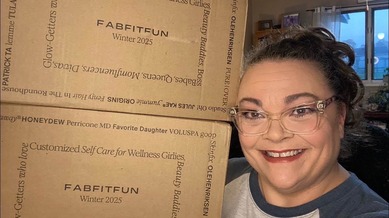FabFitFun Зима 2025 - ДВЕ КОРОБКИ!!!