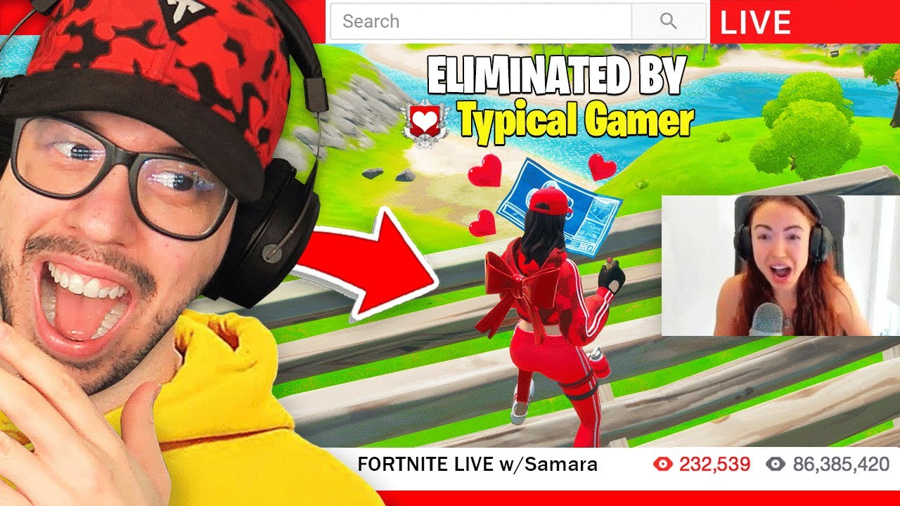 I Stream Sniped My Girlfriend.. She RAGED! (Fortnite)