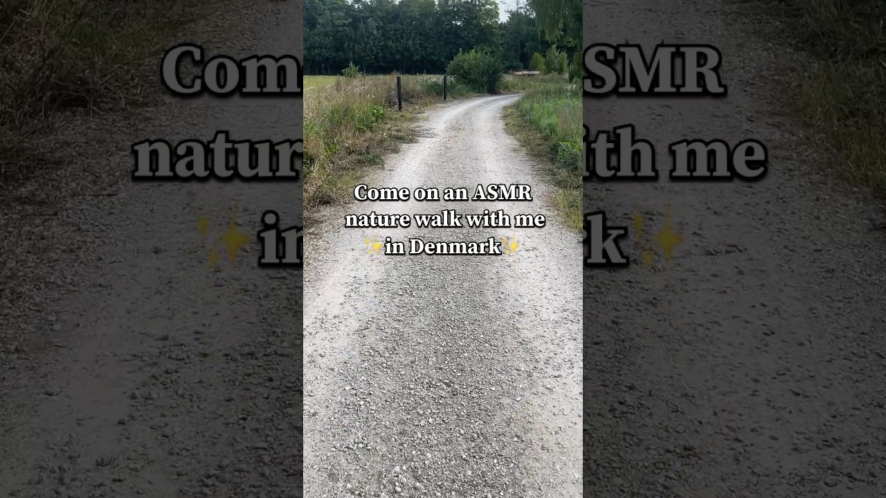 ASMR Nature Walk 🌳☀️🌻 #asmr #natureasmr #tappingasmr #scratchingasmr #asmrforsleep #satisfying