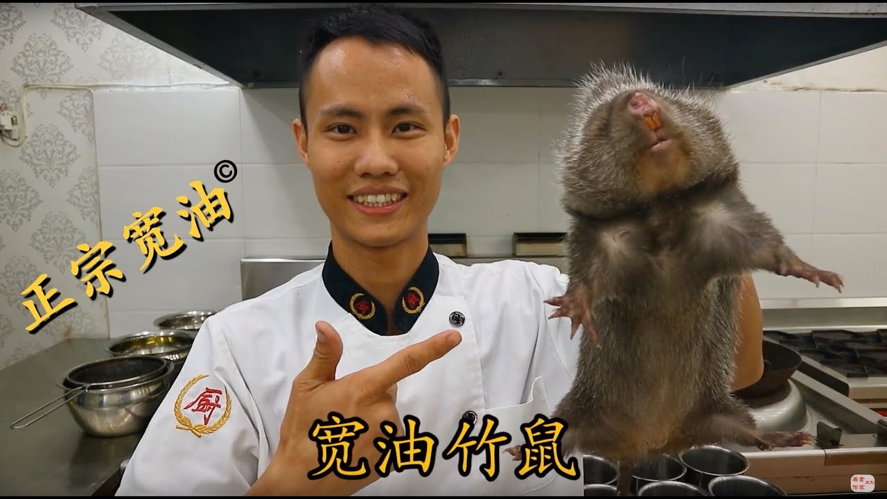 厨师长教你：&ldquo;宽油竹鼠&rdquo;的创新做法，味道特别棒，正宗宽油！Braised Rhizomys (Chinese bamboo rat)