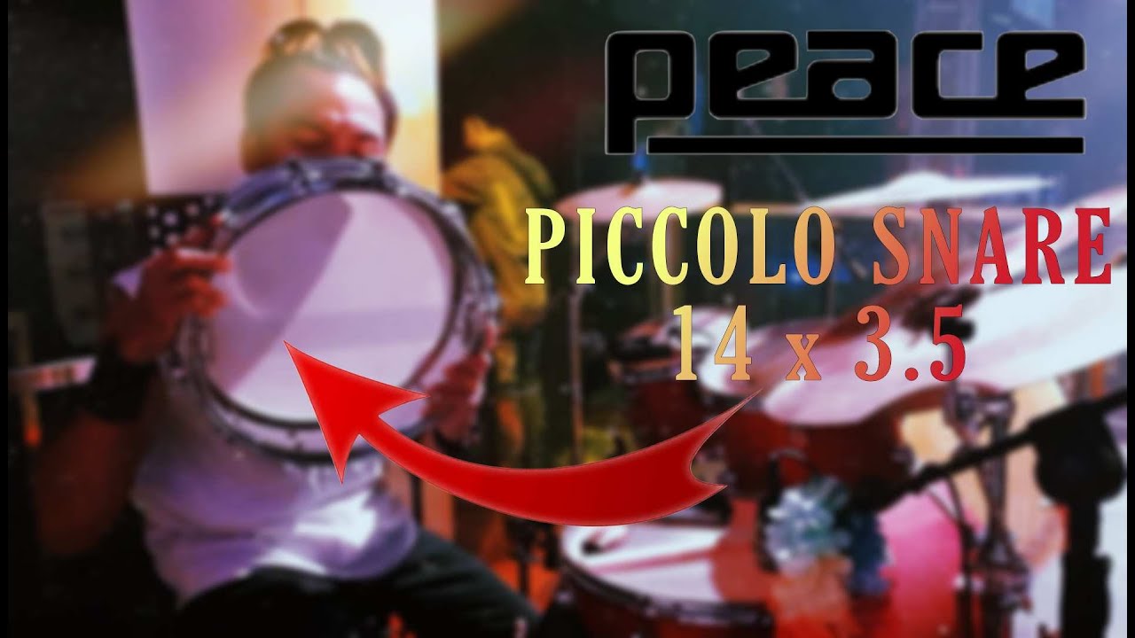 PEACE Piccolo Snare 14x3.5 | DRUMCAM
