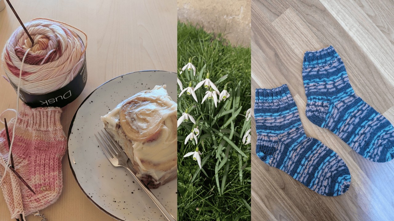 saramisch knits Strickvlogcast - Frühling draußen und auf meinen Nadel 🧶🌷