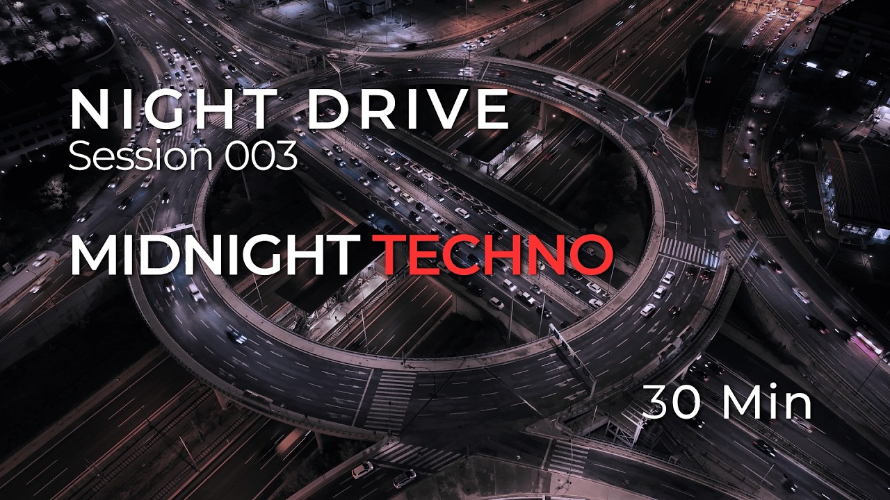 Midnight Structure | Night Drive MIDNIGHT | Deep Focus Minimal Techno | 30 Min
