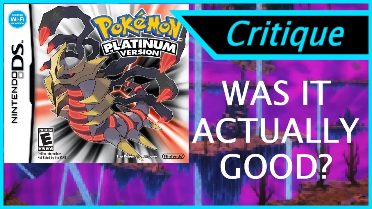 Why Pokemon Platinum Isn't Even Close To Perfect | Platinum Critique