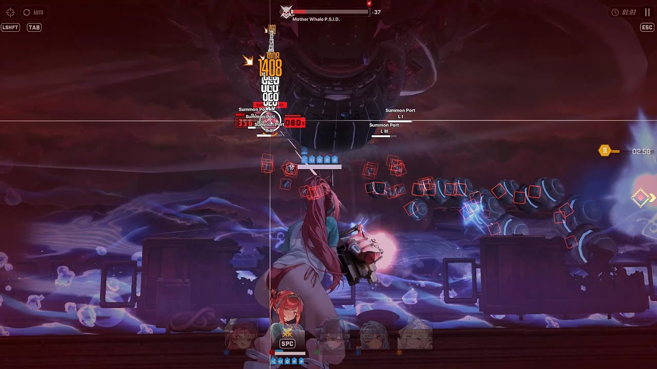 Mother Whale (HARD 21-36 Boss) 505k / 683k Clear  | Nikke: Goddess of Victory