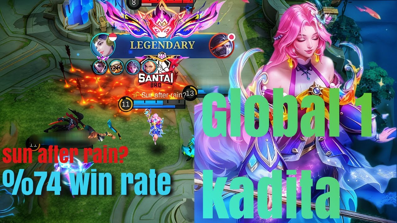 MLBB: KADITA'S TRUE POWER | AN EPIC MATCH WITH A GLOBAL #1 PLAYER!