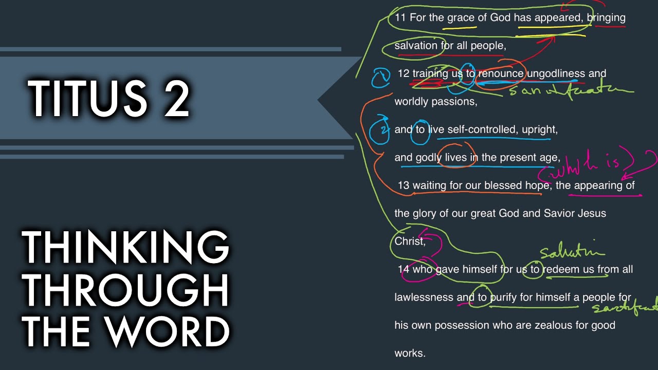 Titus 2:11-15 — Thinking Through The Word — Grace Bible Church