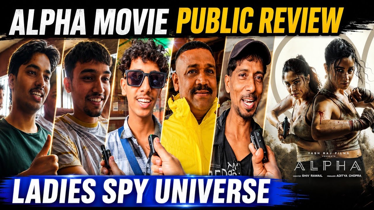Alpha Movie Public Review | Alia Bhatt | Sharvari Wagh | Bobby Deol | Anil Kapoor | YRF