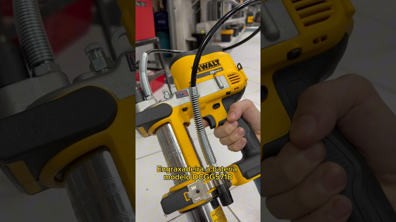 Essa ferramenta &eacute; sensacional! Engraxadeira DCGG571B DeWALT #shorts