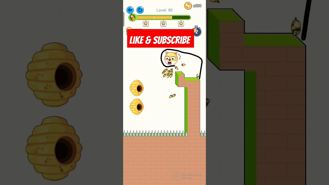 Play this 😱 omg level part-14 #shorts #draw2save #viral #animal #gameplay
