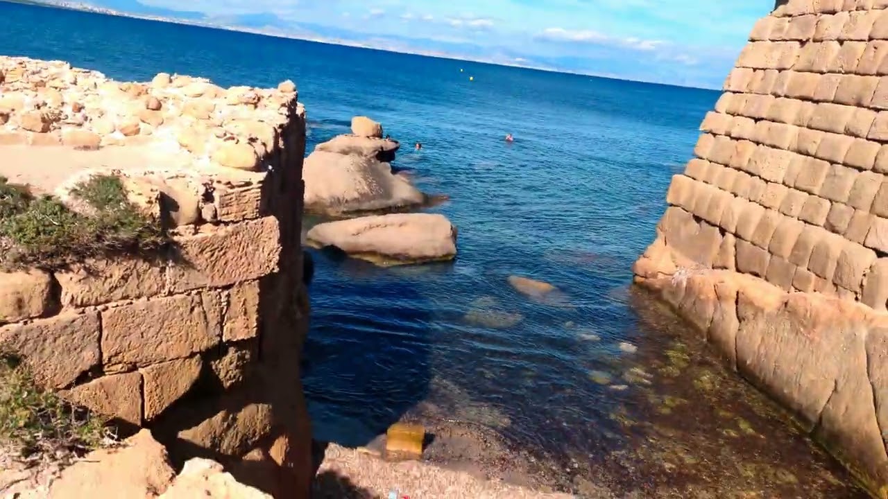 I filmed on Tabarca (smallest habited island in Spania)