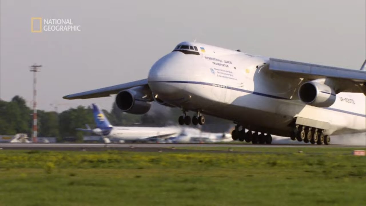 Zobacz jakiego rozbiegu potrzebuje gigantyczny An-124 [Największe samoloty świata]