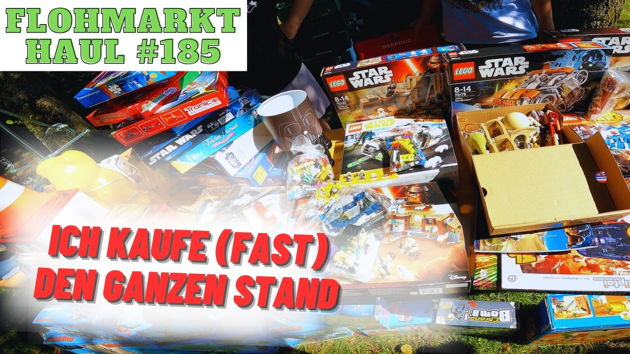 Fette LEGO SAMMMLUNG auf dem FLOHMARKT eingekauft 💰 Schnell aus 5 Euro, 200 Euro gemacht 💰