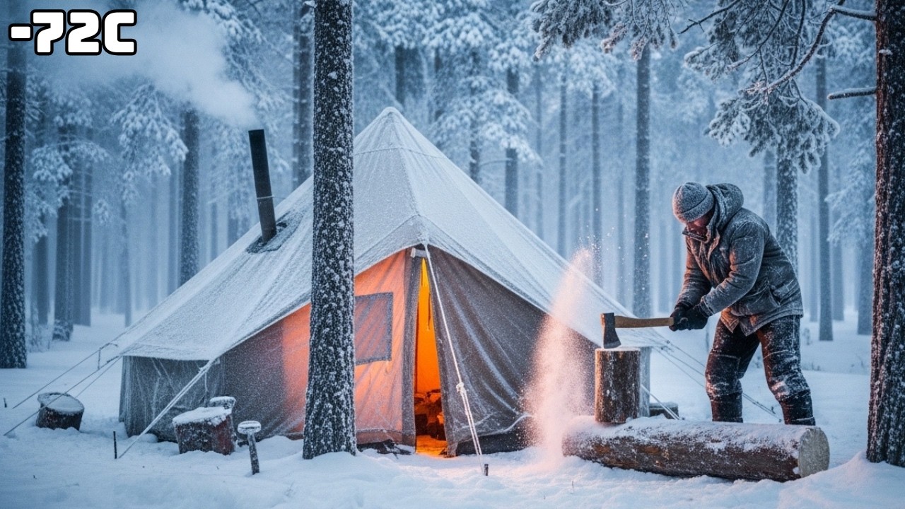 −72°C A Tent in the Polar Void | Hot Tent