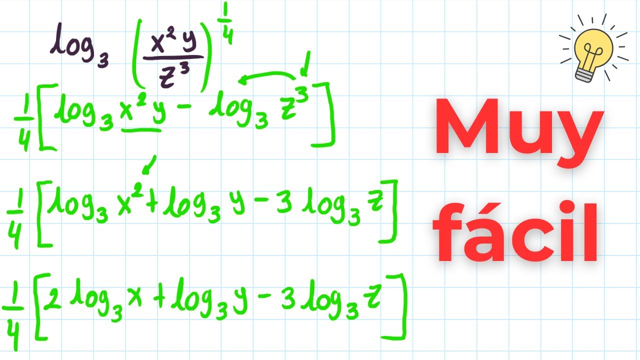 📚 Cómo Desarrollar Logaritmos Paso a Paso (Con Ejercicios Resueltos)