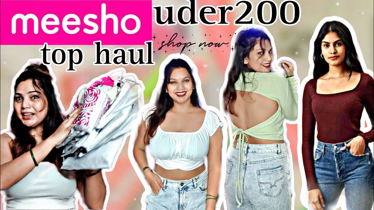 Affordable Tops from Meesho haul all Under200 very affordable haul top #meesho #haulvideo