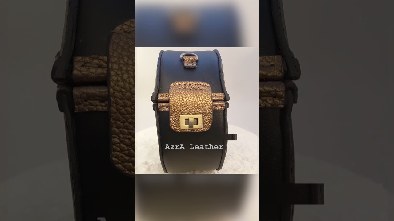 Circle Box Bag by Leather