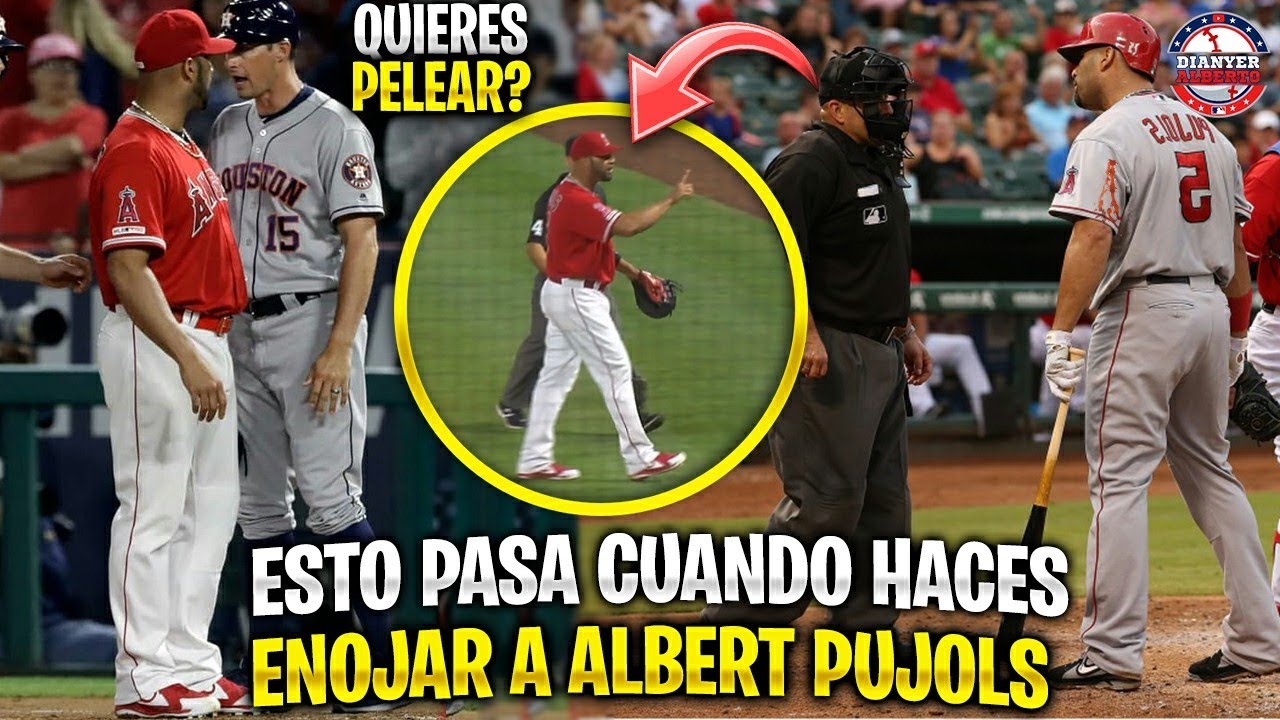 Esto PASA cuando HACES ENOJAR a ALBERT PUJOLS | MLB