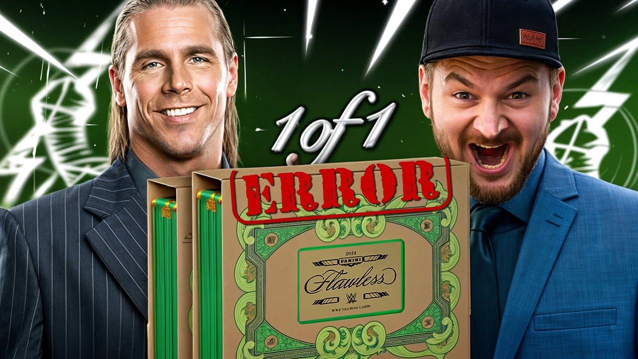 OMG !! 1 OF 1 im ERROR WWE FLAWLESS CASE 😱😱 FULL CASE Box Break