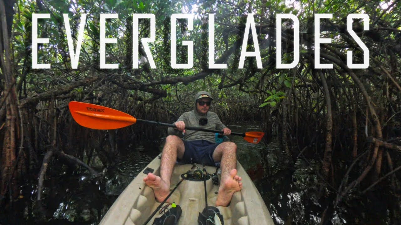 Kayaking Fishing Deep in the Florida Everglades