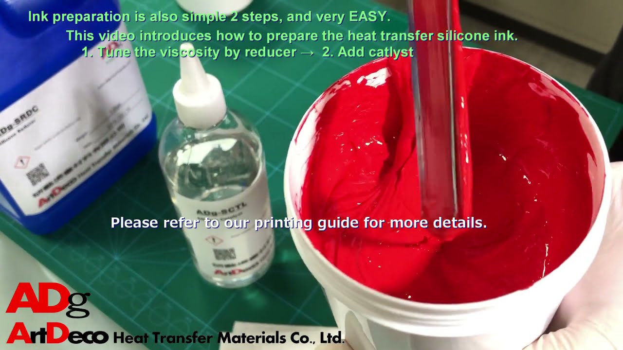 Silicone Heat Transfer Ink: Ink Preparation (Updated!!)