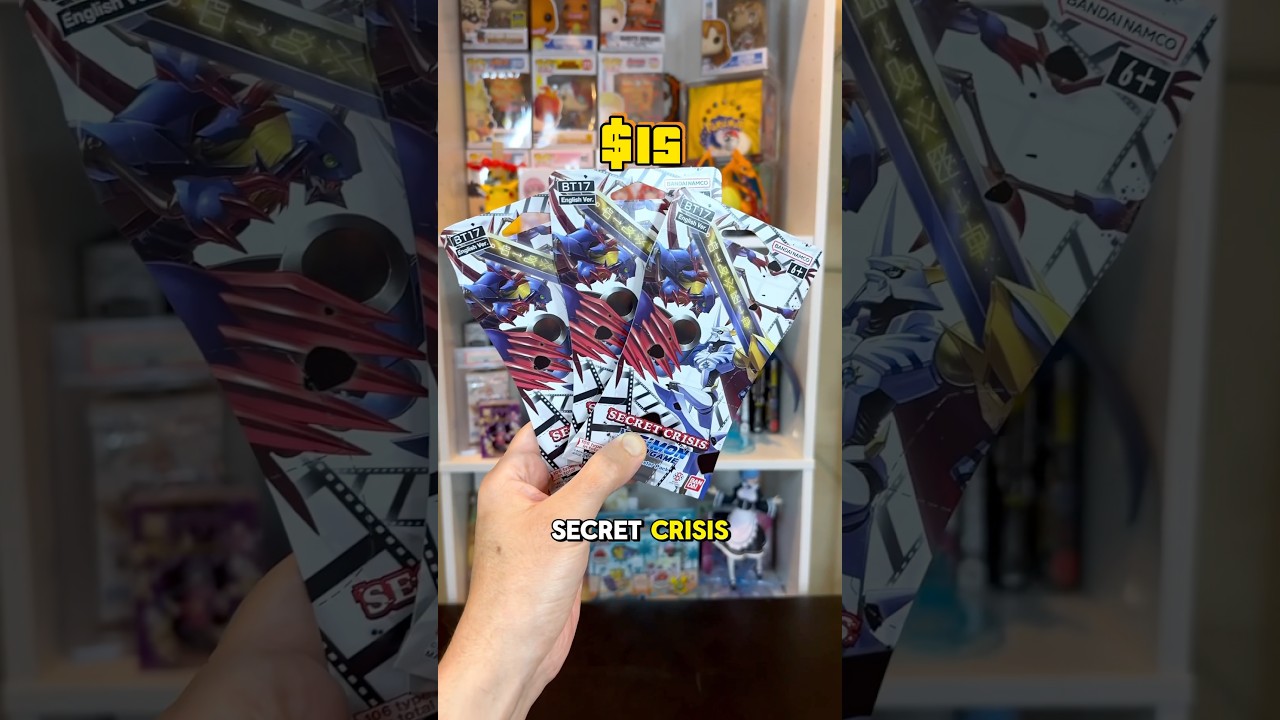 Digimon Secret Crisis Packs in 2024 😳📈
