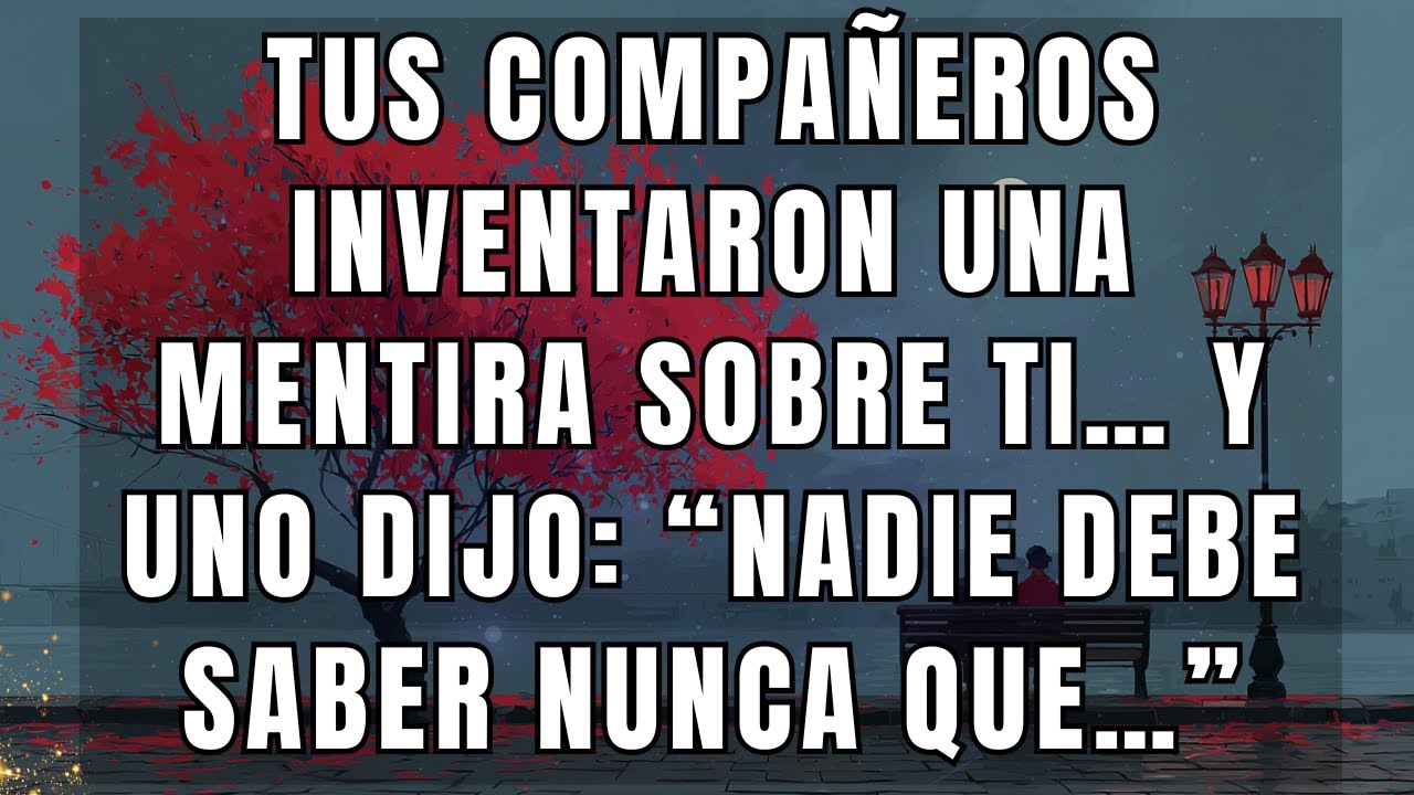 Tus compañeros inventaron una mentira sobre ti… y uno dijo: “nadie debe saber nunca que…”