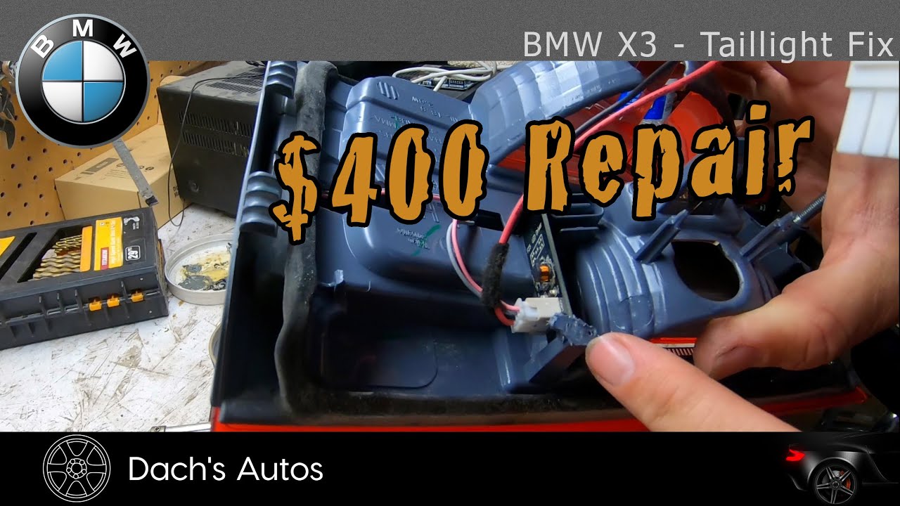 Cheap BMW LED light fix.  OVER $800 TO REPLACE NEW!