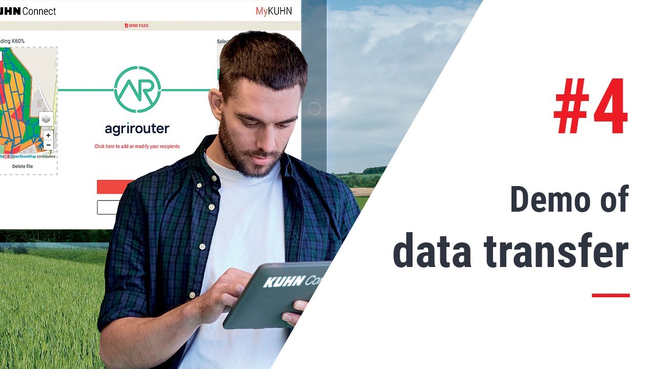 Agrirouter connect #4 - demonstration of data exchange between CCI terminal and software