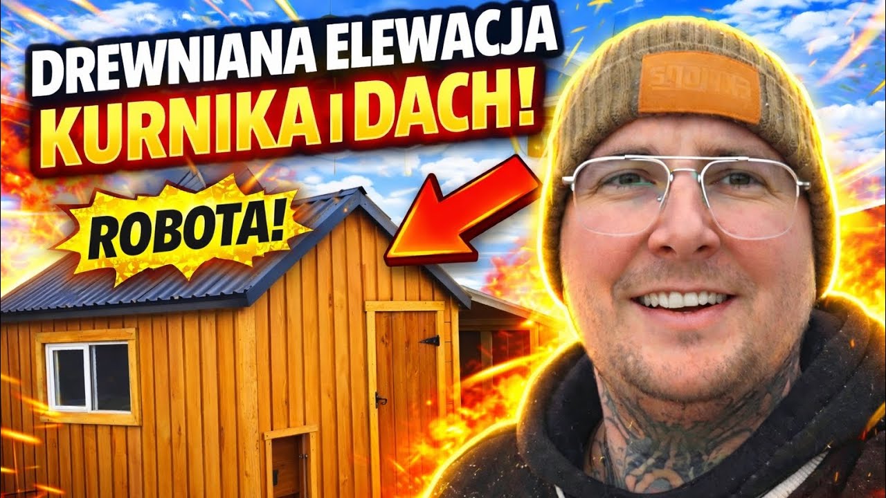 Nie rób tego zimą…❗Elewacja drewniana i dach z blachy w ekstremalnych warunkach ❄️❄️