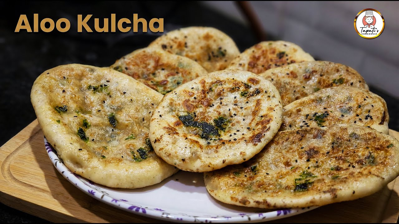 Aloo Kulcha Without Tandoor | আলু কুলচা | Soft & Golden Street Style at Home | Tapati's CookHouse