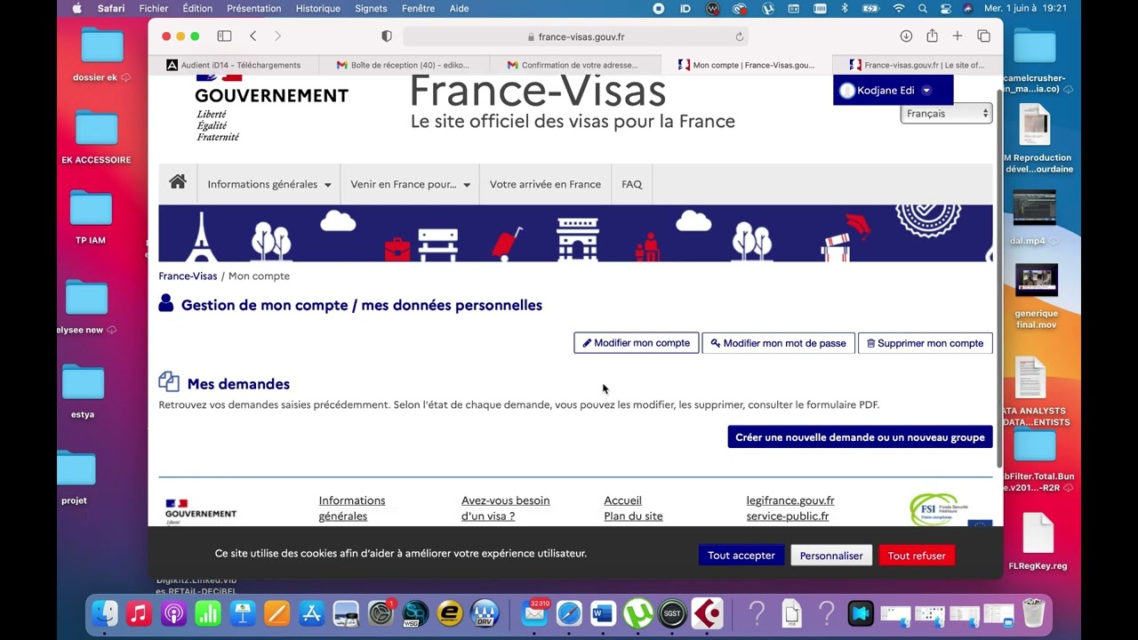 Remplissage DU FORMULAIRE DE DEMANDE DE VISA ETUDIANT FRANCE 🇫🇷
