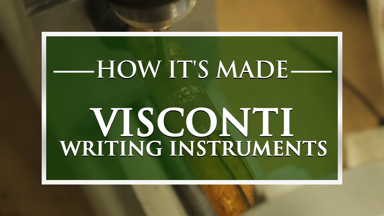 How It’s Made: Visconti Writing Instruments