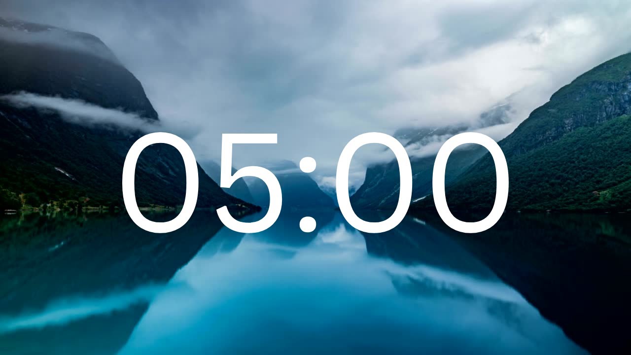 5 Minutes Timer With Relaxing Music