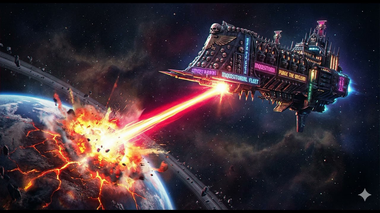 Exterminatus!  (40k-Synth!/Glamrock/Power-Hairmetal/80s) Unofficial 40k inspired