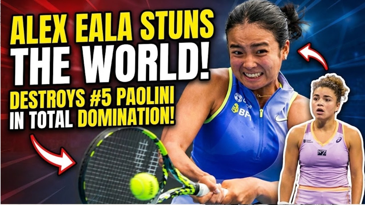 ALEX EALA STUNS THE WORLD! DESTROYS World No.5 Jasmine Paolini in Total Domination!