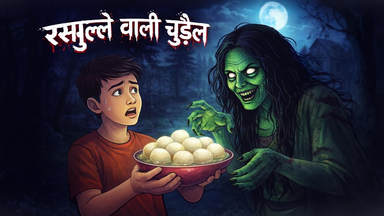 भूतिया हवेली । Rasgulle bali chudel । Horror cartoon । Hindi kahani । Handi cartoon ।