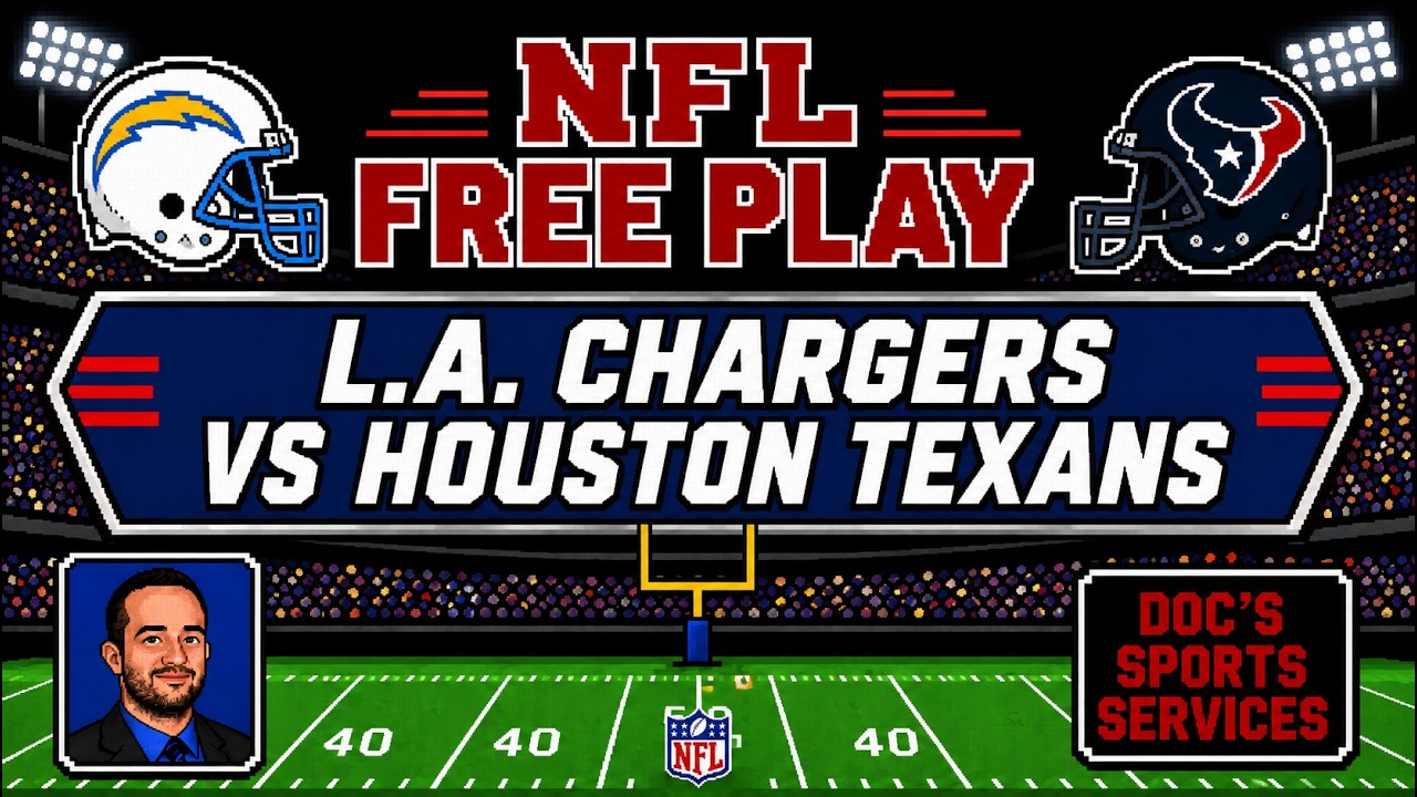 NFL Betting Free Play: Los Angeles Chargers vs Houston Texans | Robert Ferringo NFL Preseason Picks