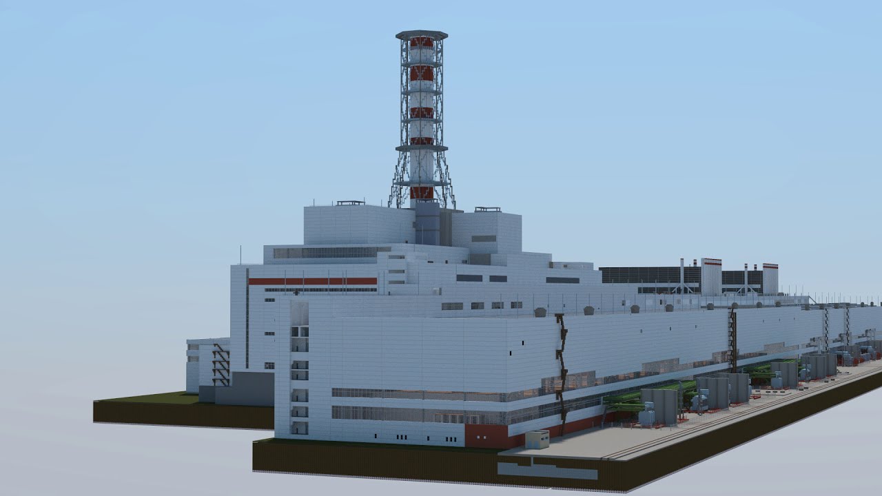 Припять в майнкрафт/ Pripyat in minecraft