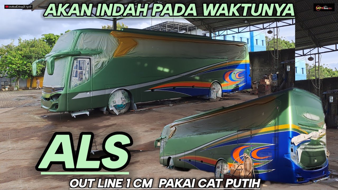 PT ANTAR LINTAS SUMATERA OUT LINE 1 CM PAKAI CAT PUTIH ..TIDAK MEMAKAI SCOTLITE 3M ..???