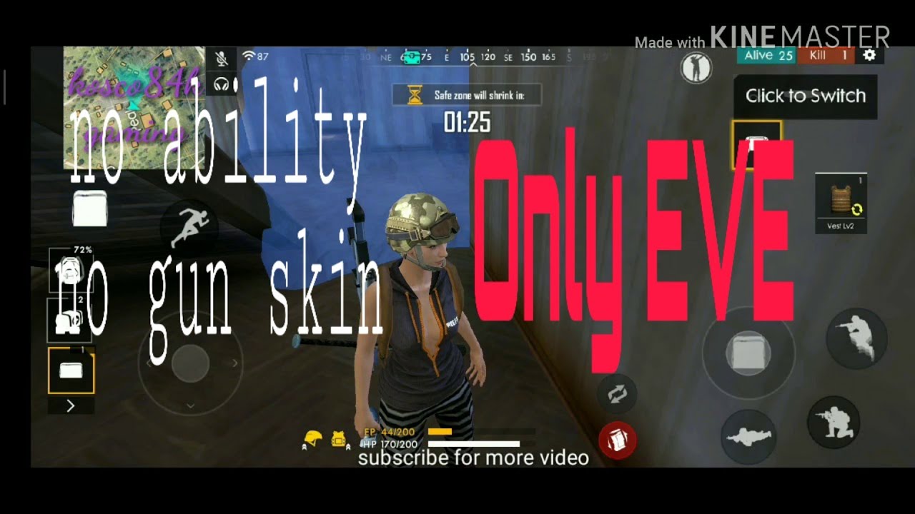 FREE FIRE || PLAYING WITH EVE IN DUO VS SOLO