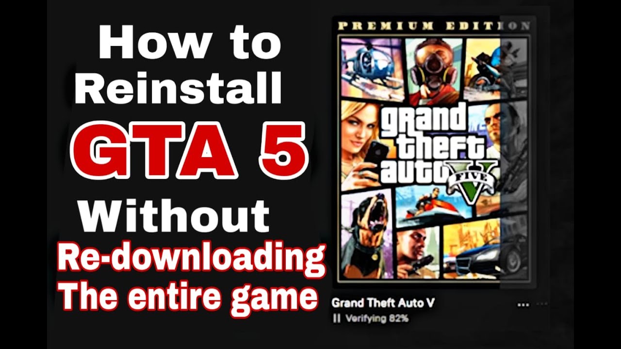 How to Reinstall GTA 5 without redownloading all the game data, Also any other game on epic launcher