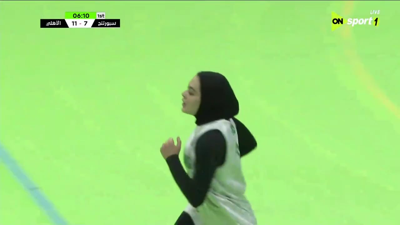 مباراة الأهلي وسبورتنج في نهائي دوري السوبر لكرة السلة - سيدات