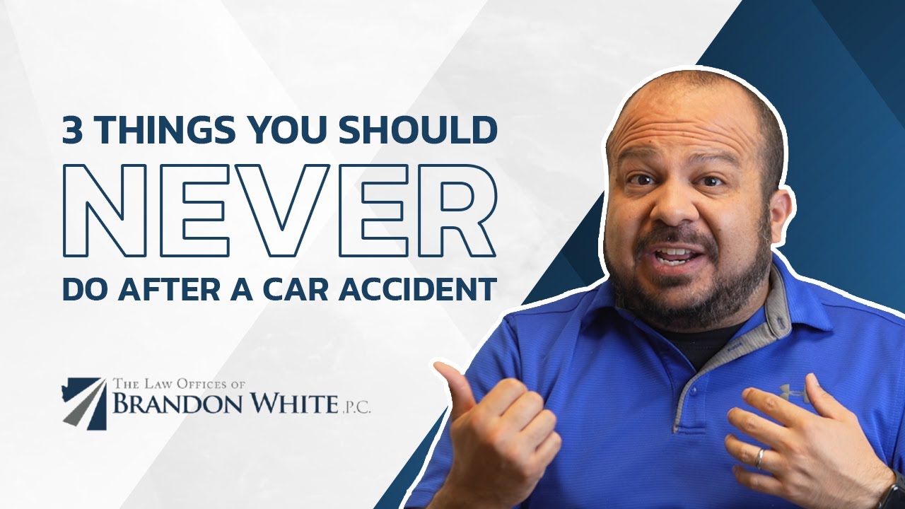 3 Things To NEVER Do After An Accident (Advice from a Personal Injury Attorney)