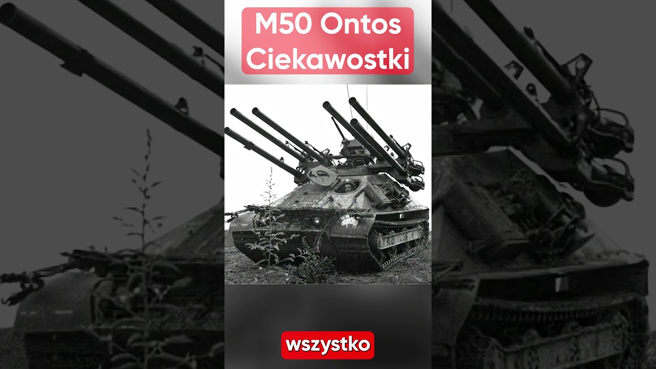 6 luf, zero pancerza! Sprawdzamy M50 Ontos #ontos #6dział