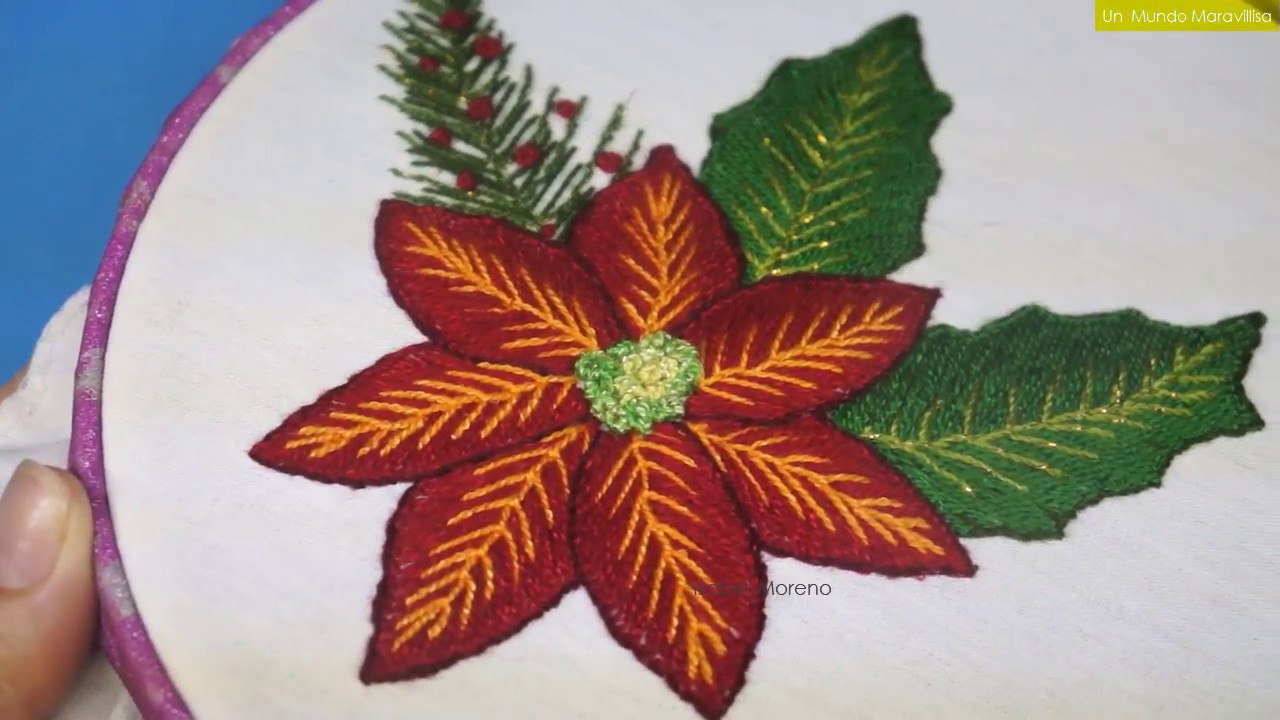 [Puntada Fantasía] Nochebuenas pequeñas | Un Mundo Maravillisa