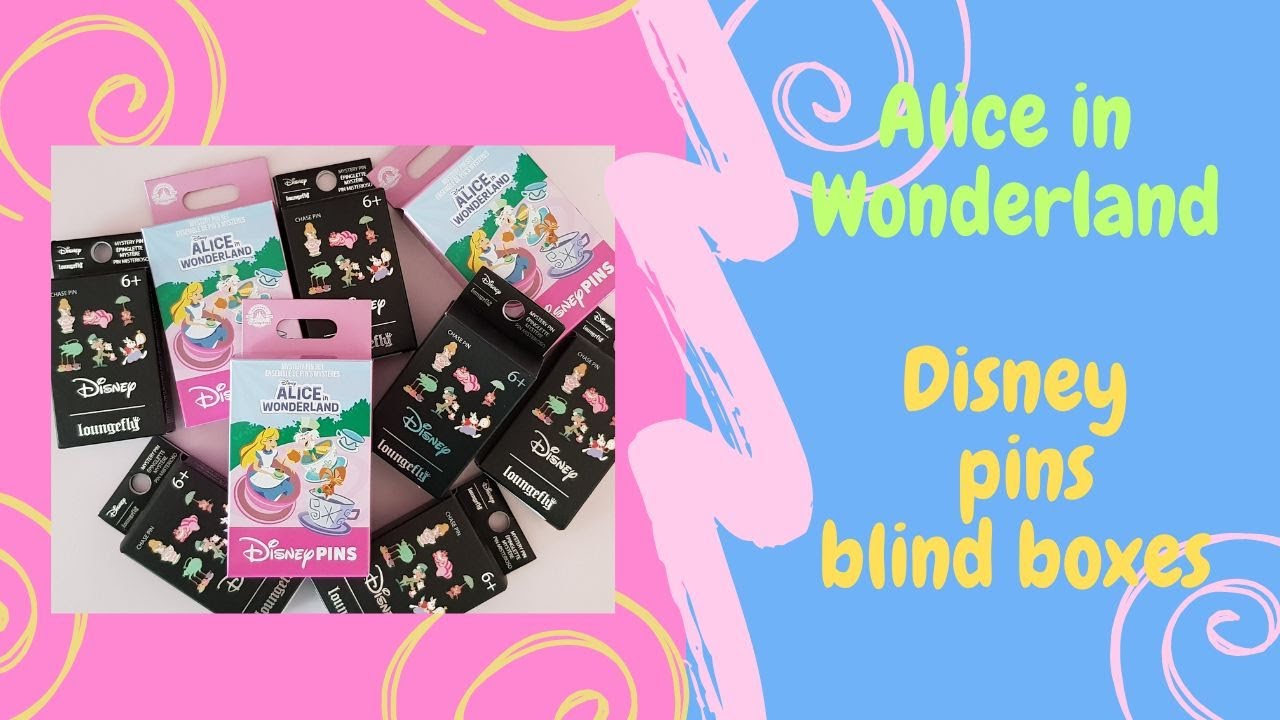 Unboxing Alice in Wonderland Disney pins blindboxes!!